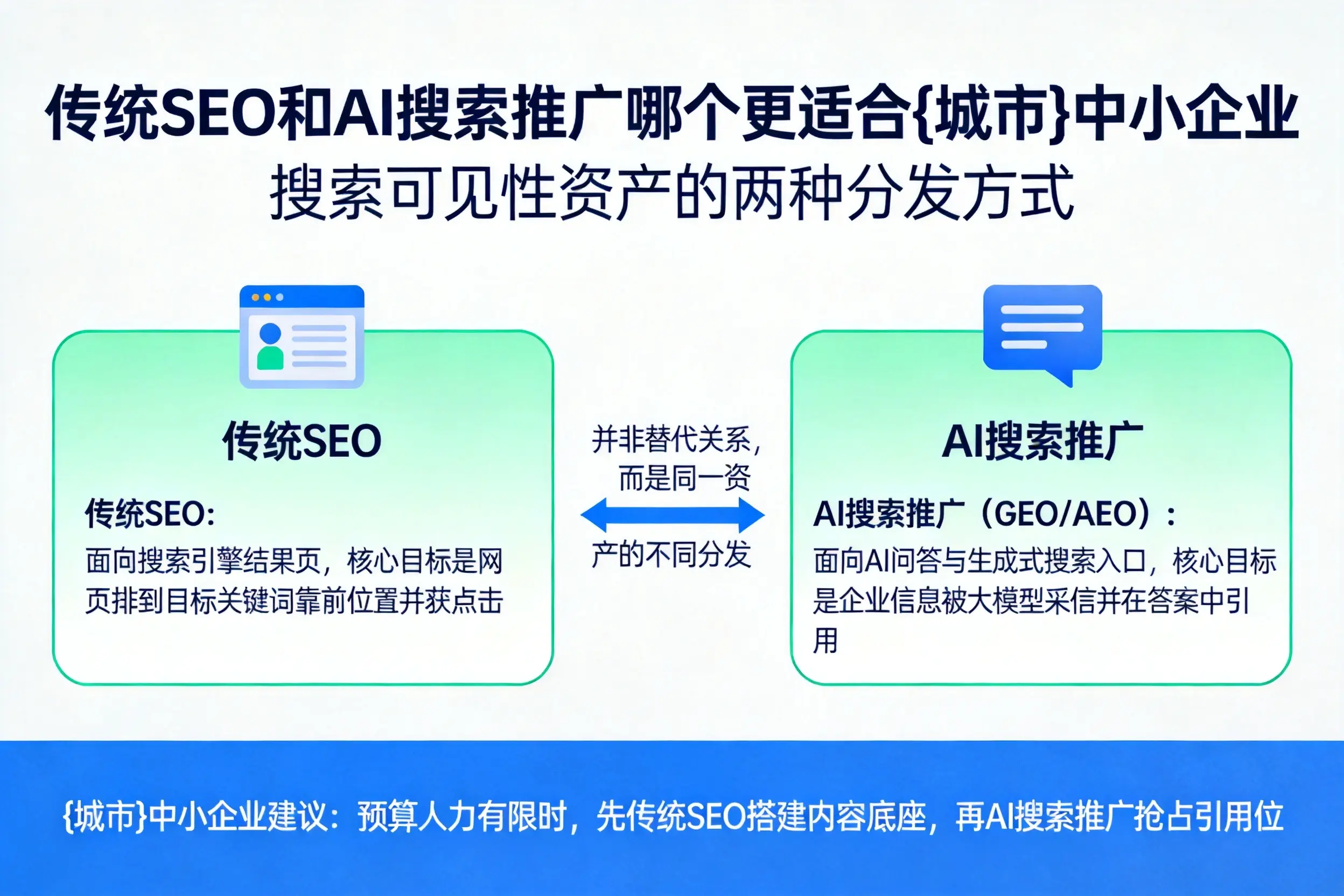 传统SEO和AI搜索推广哪个更适合孝感中小企业