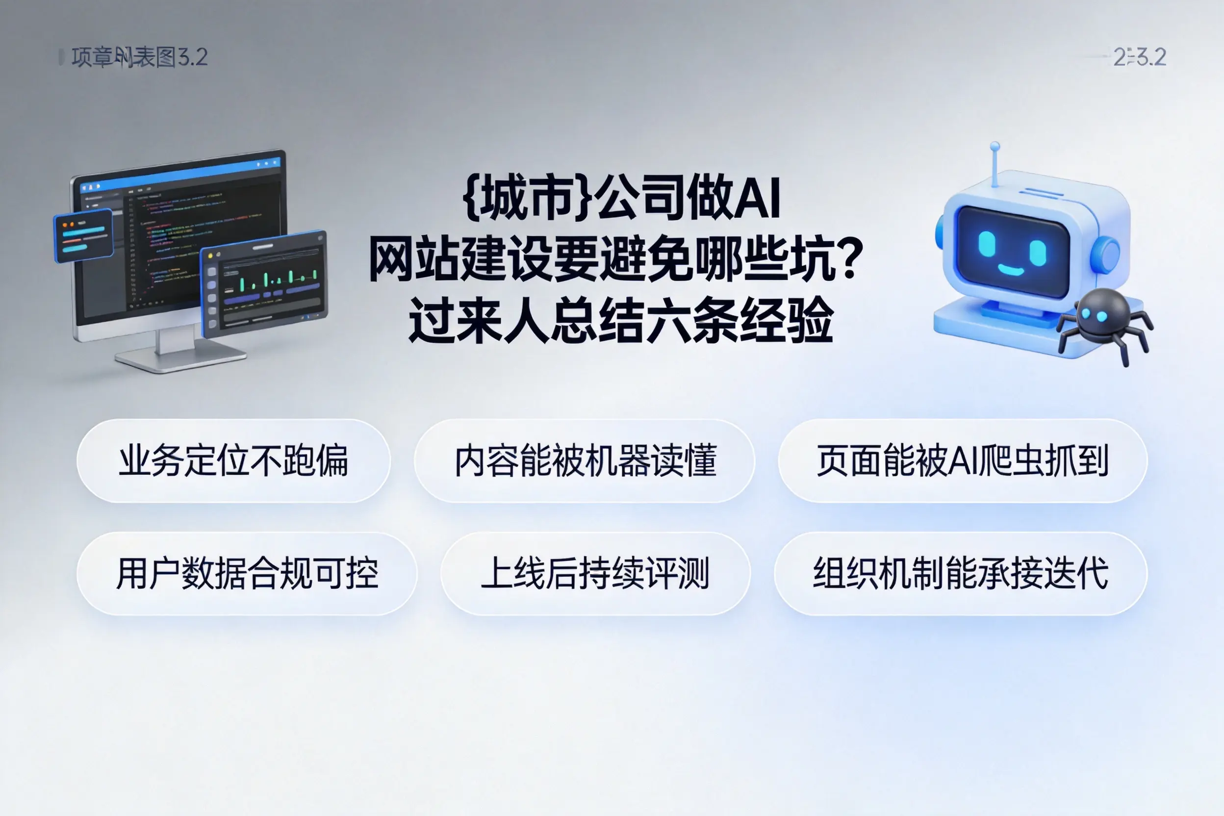 孝感公司做AI网站建设要避免哪些坑？过来人总结六条经验