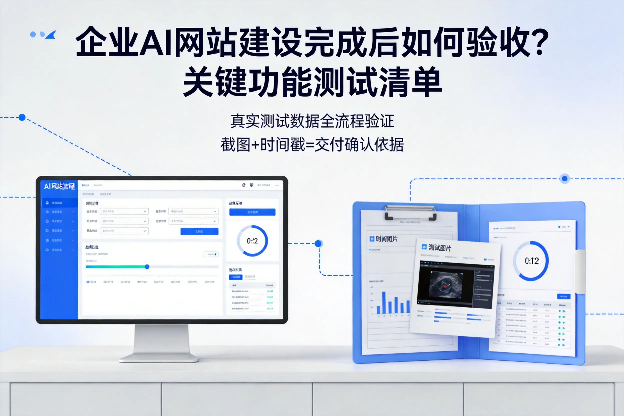 孝感企业AI网站建设完成后如何验收?关键功能测试清单