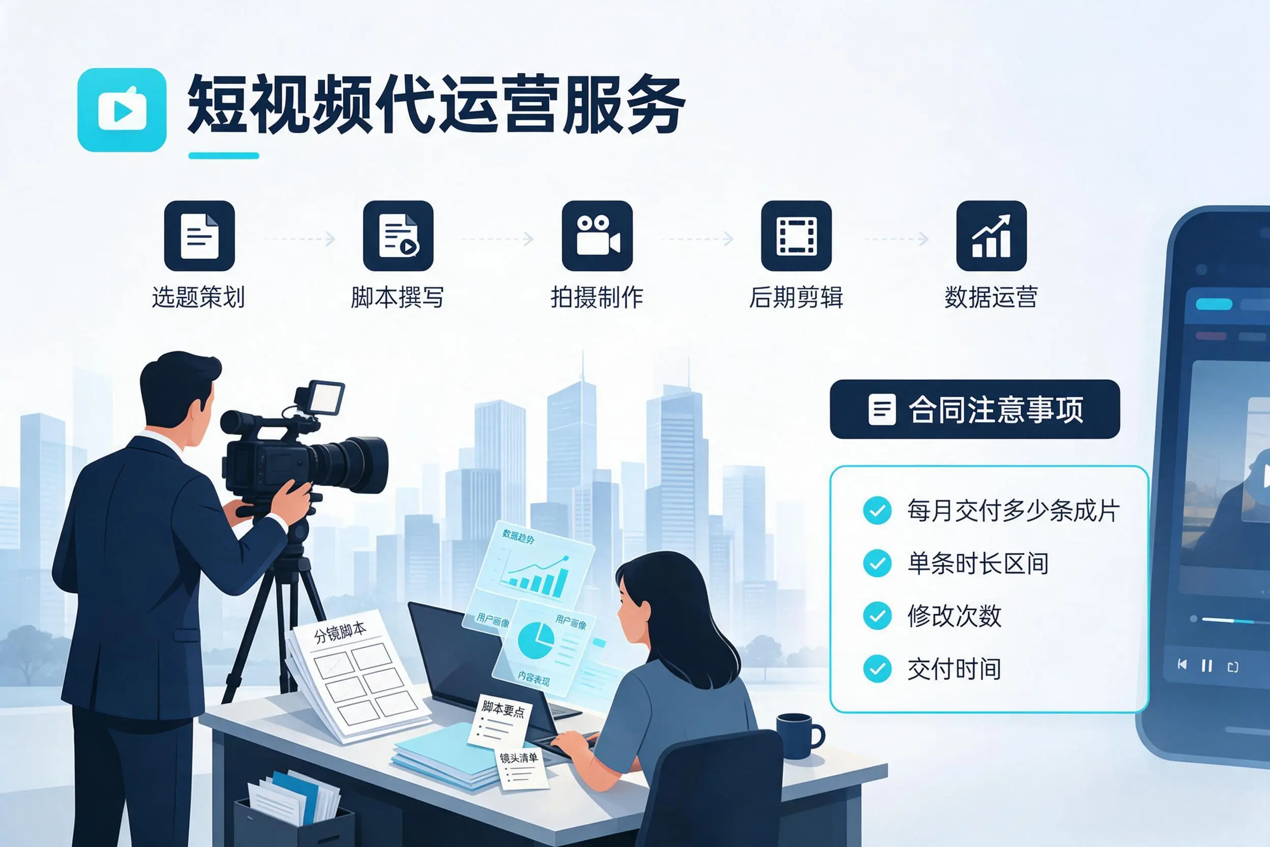 短视频代运营包含哪些服务？孝感企业常见问题科普