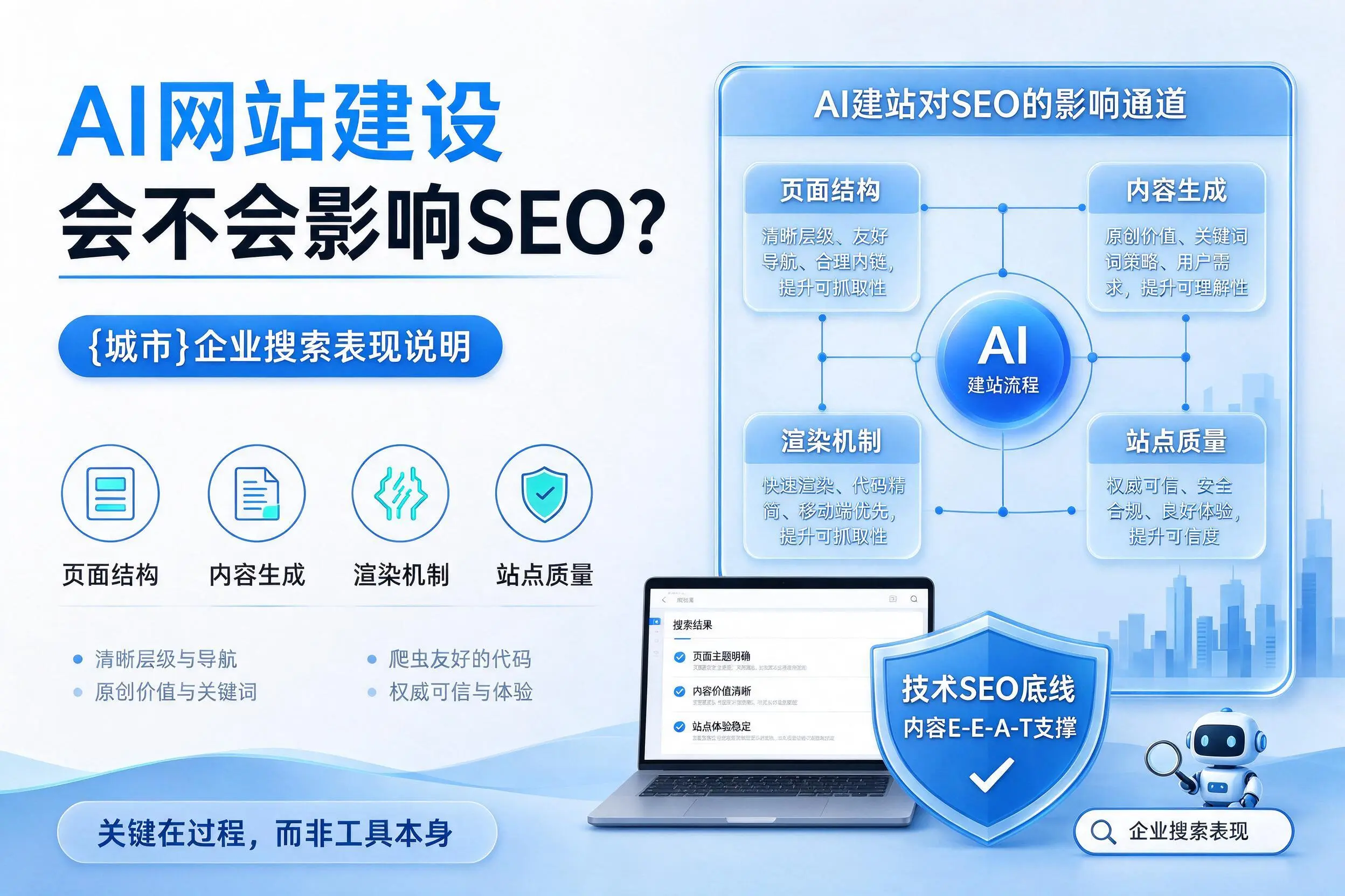 AI网站建设会不会影响SEO？孝感企业搜索表现说明