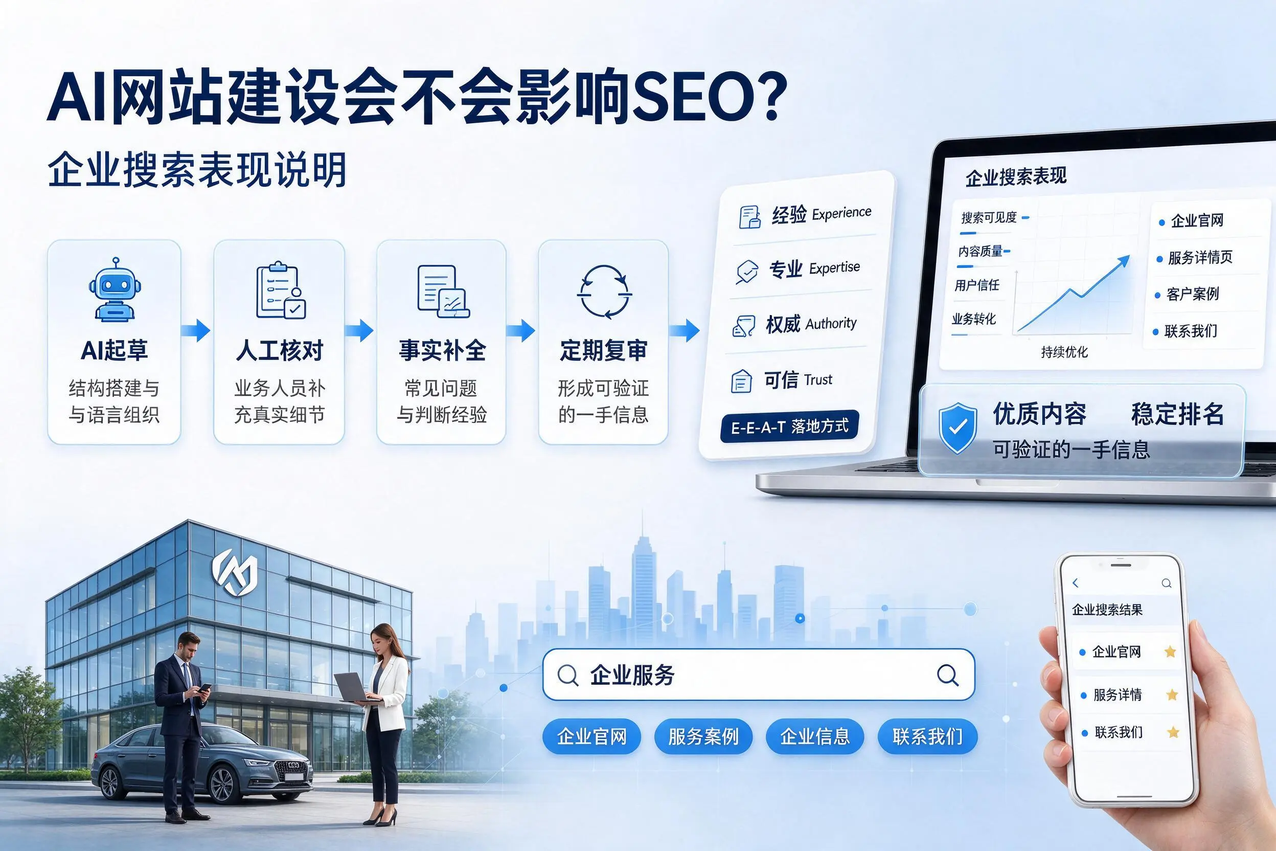 AI网站建设会不会影响SEO？孝感企业搜索表现说明