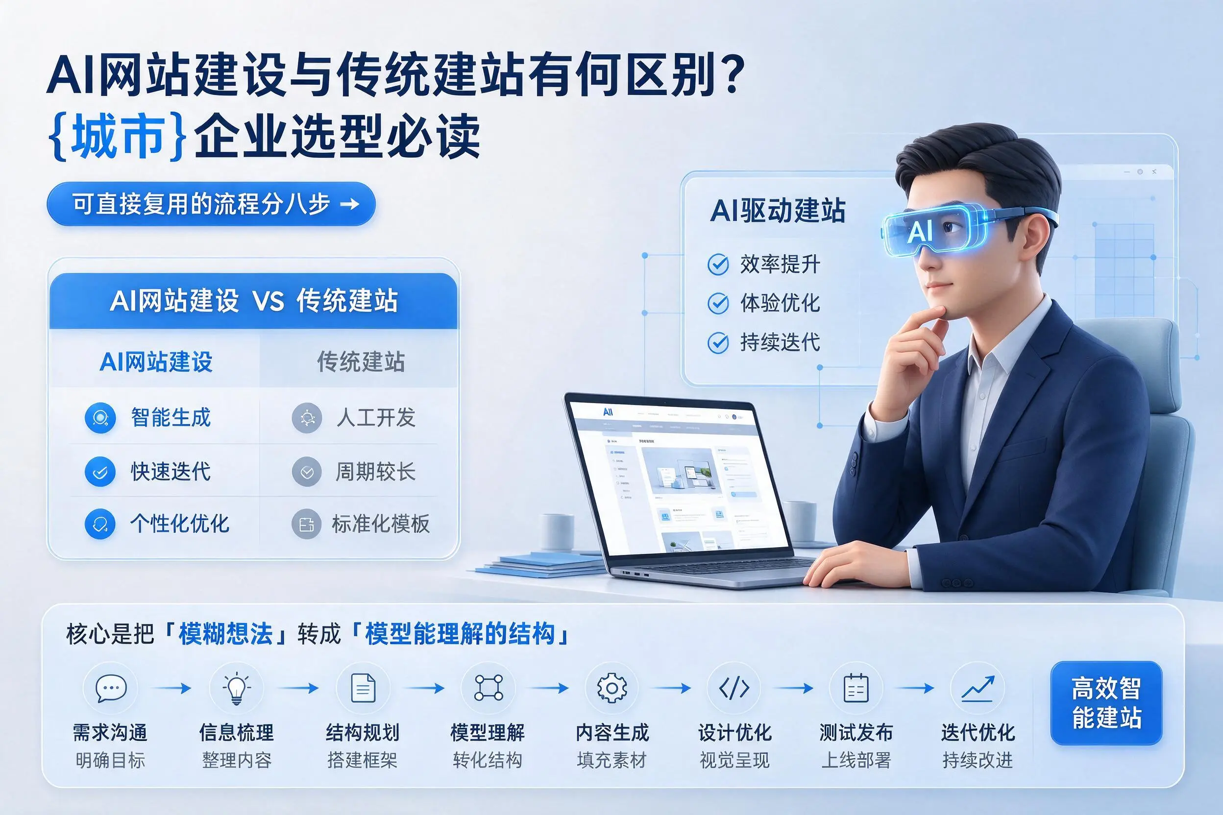 AI网站建设与传统建站有何区别？孝感企业选型必读