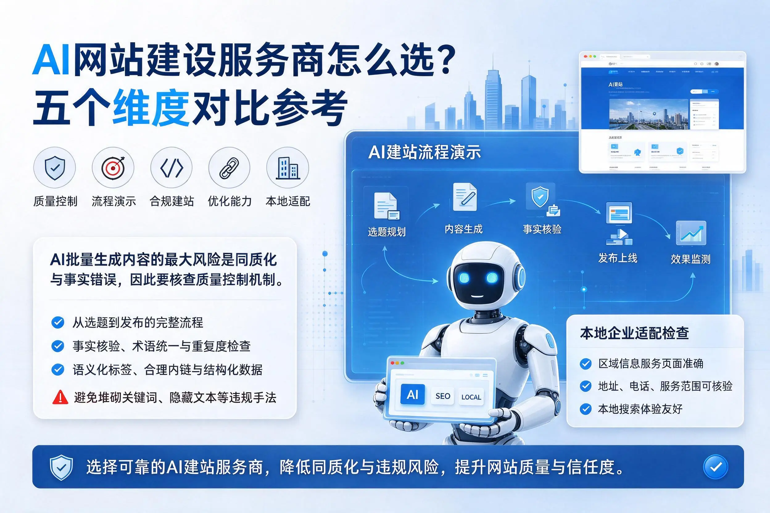 孝感AI网站建设服务商怎么选?五个维度对比参考